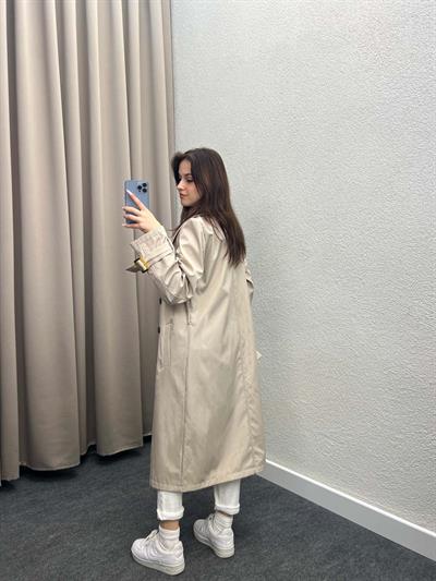 Primavera Bej Premium Trençkot