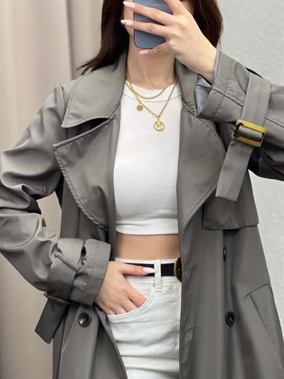 Primavera Gri Premium Trençkot