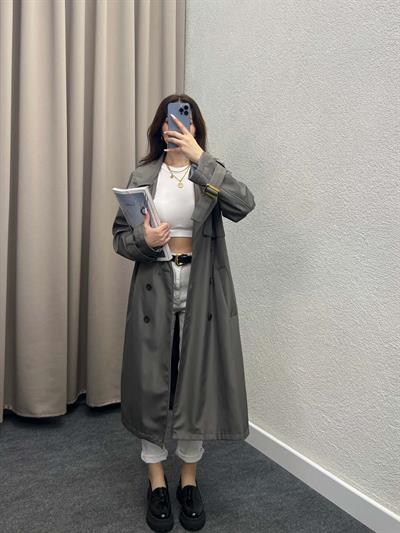 Primavera Gri Premium Trençkot