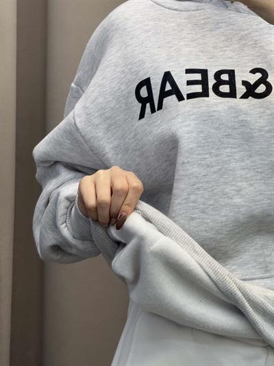 Pull Bear Karmelanj Kapşonlu Sweatshirt