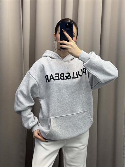 Pull Bear Karmelanj Kapşonlu Sweatshirt