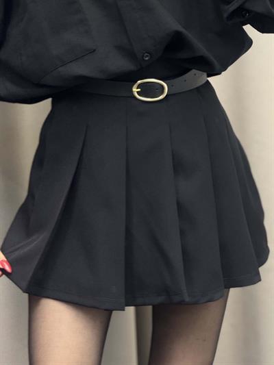 Ronda Siyah Şort Etek