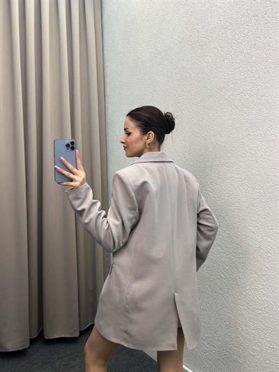 Rosto Gri Blazer Ceket