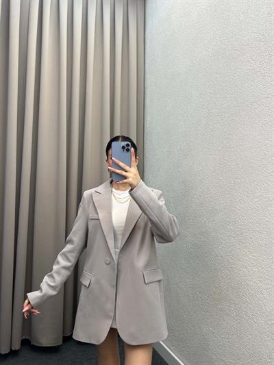 Rosto Gri Blazer Ceket