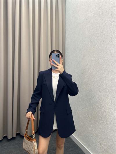 Rosto Lacivert Blazer Ceket