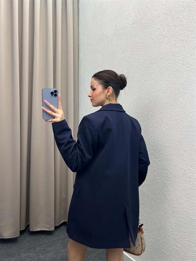 Rosto Lacivert Blazer Ceket