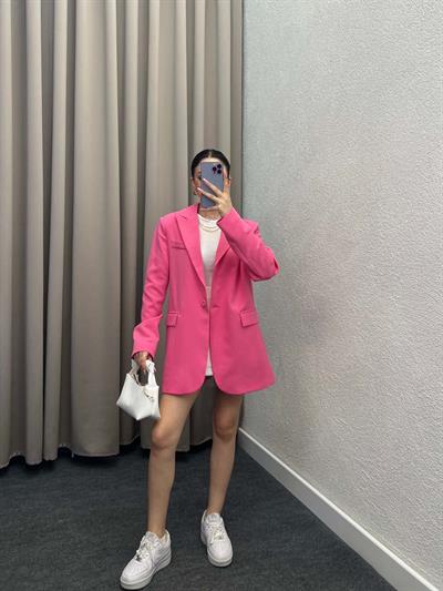 Rosto Pembe Blazer Ceket