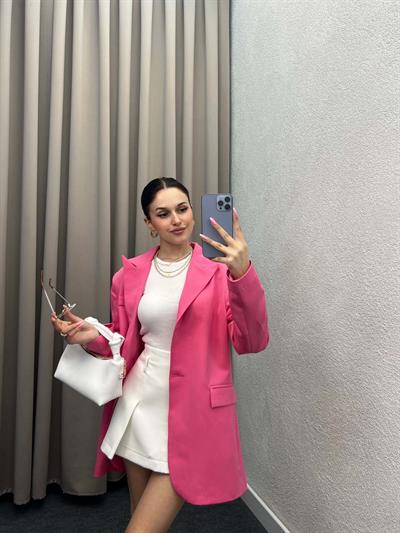 Rosto Pembe Blazer Ceket