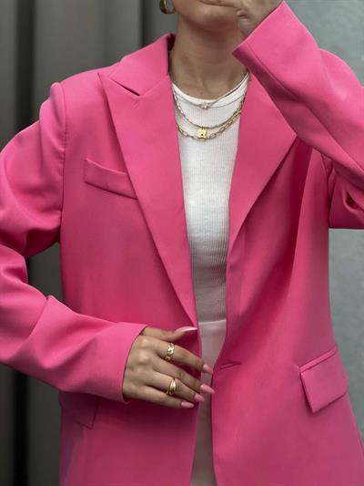 Rosto Pembe Blazer Ceket