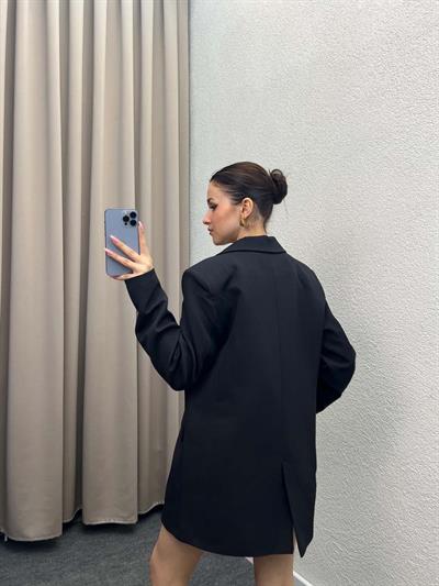 Rosto Siyah Blazer Ceket