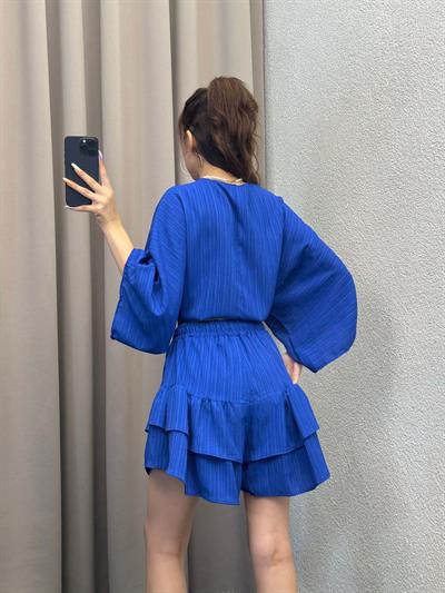 Sats Saks Şort Etek Bluz İkili Takım