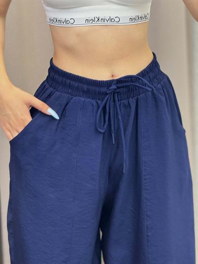 Sekiz Parça Modal Lacivert Gabardin Pantolon