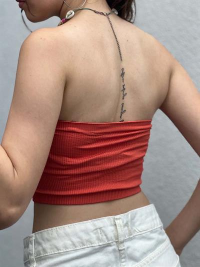 Starlight Seamless Straplez Turuncu Bondeo