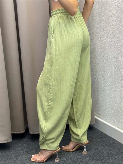 Sucks Gofre Mint Bağlamalı Pantolon