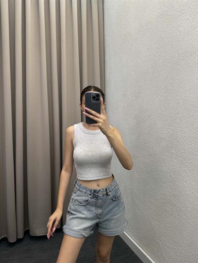 Sugar Halter Yaka Gri Atlet