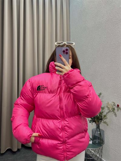 Tnf Pembe Şişme Mont