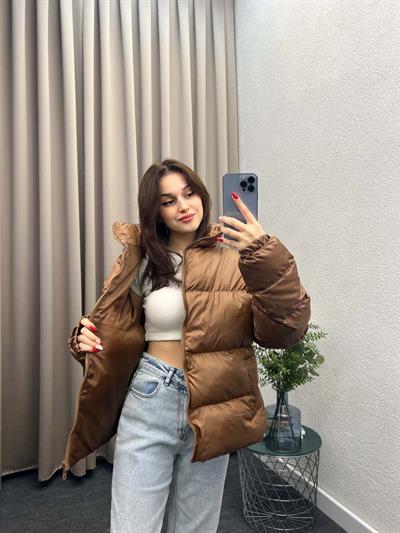 Tnf Kahve Şişme Mont