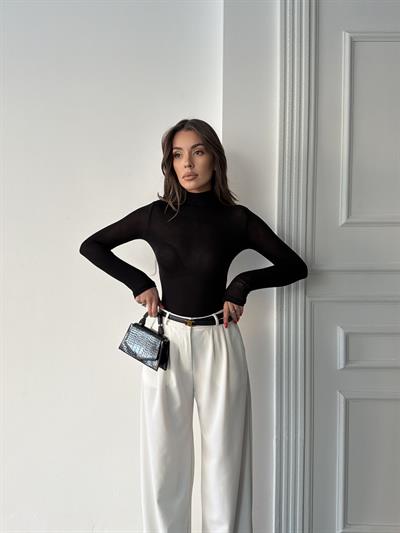 TRANSPARAN BOĞAZLI BADY SİYAH