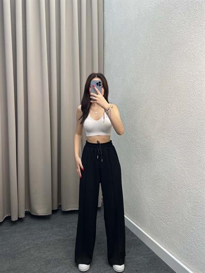 Valdivia Modal Çımalı Siyah Eşofman Altı