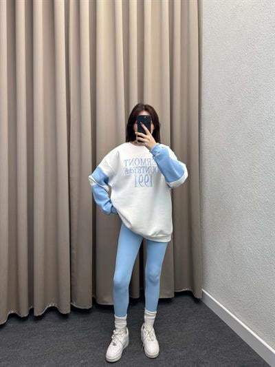 Vermont Bebe Mavi Basic Sweatshirt