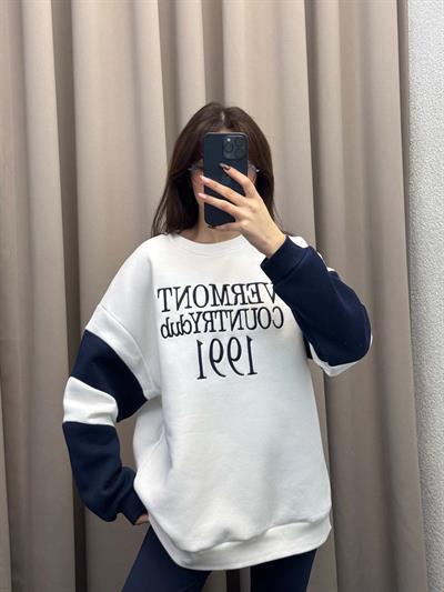 Vermont Lacivert Basic Sweatshirt