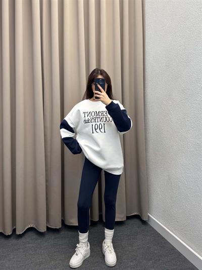 Vermont Lacivert Basic Sweatshirt