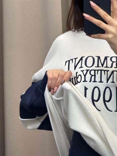 Vermont Lacivert Basic Sweatshirt