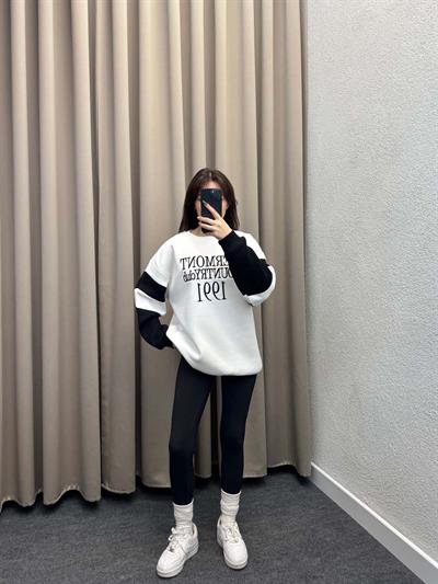 Vermont Siyah Basic Sweatshirt