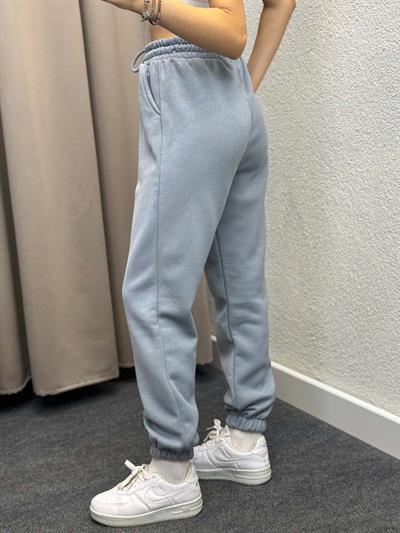 Viana Üç İplik Şardonlu Gri Jogger