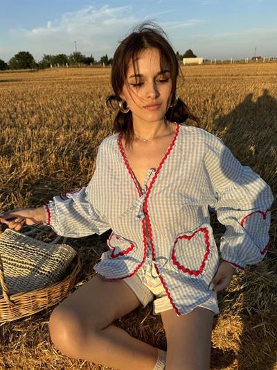 Yourlove Bebe Mavi Ekose Gömlek