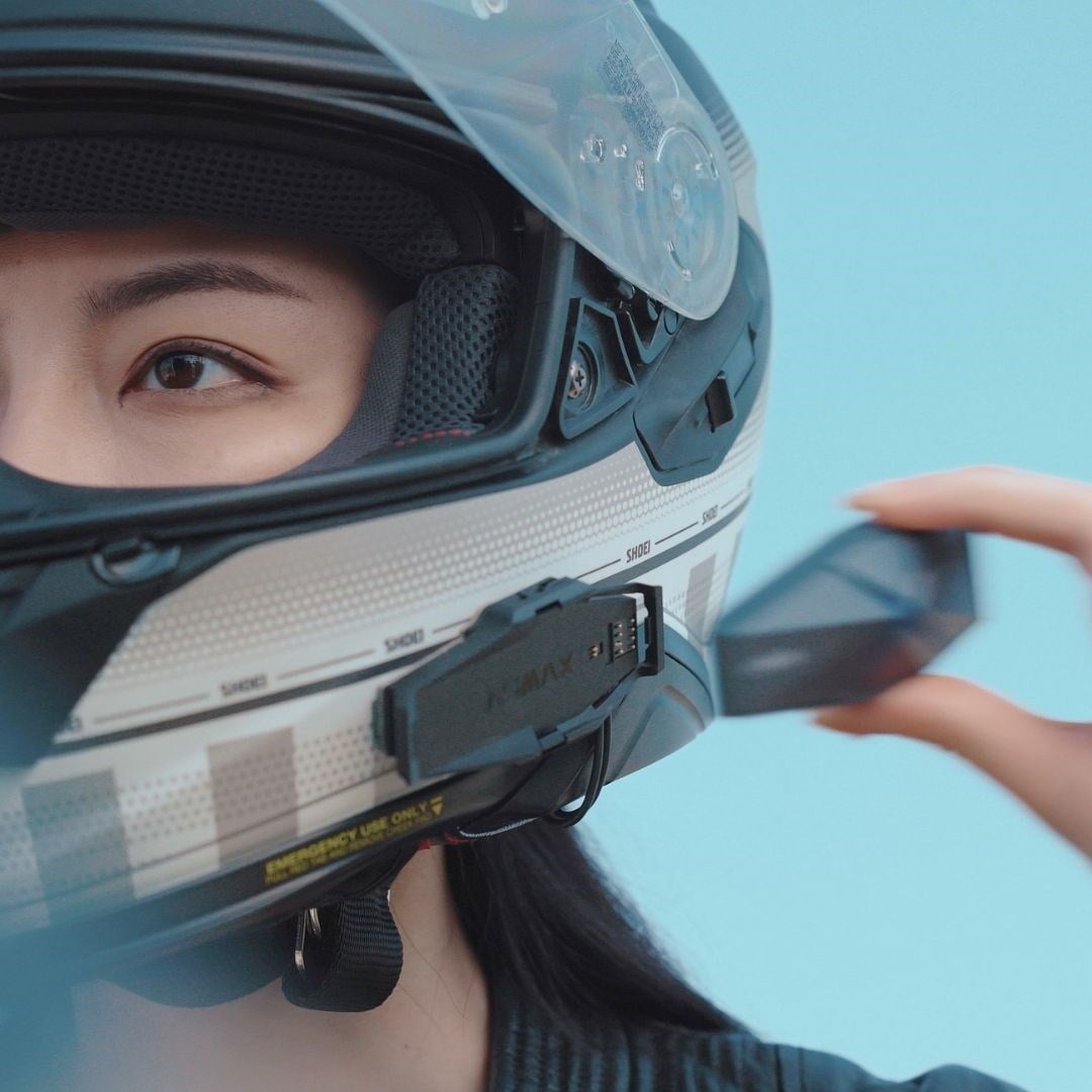 ASMAX F1 Pro – Mesh ve Sesli Komut İnterkom (Stellar Grey)