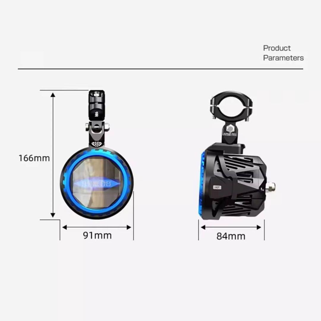 Future Eyes PL40 Motosiklet Sis Farı 180W