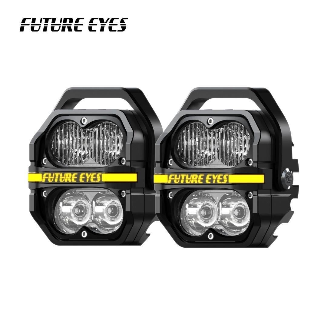 Future Eyes Z4 Motosiklet Sis Farı 120W (Sarı Işık)