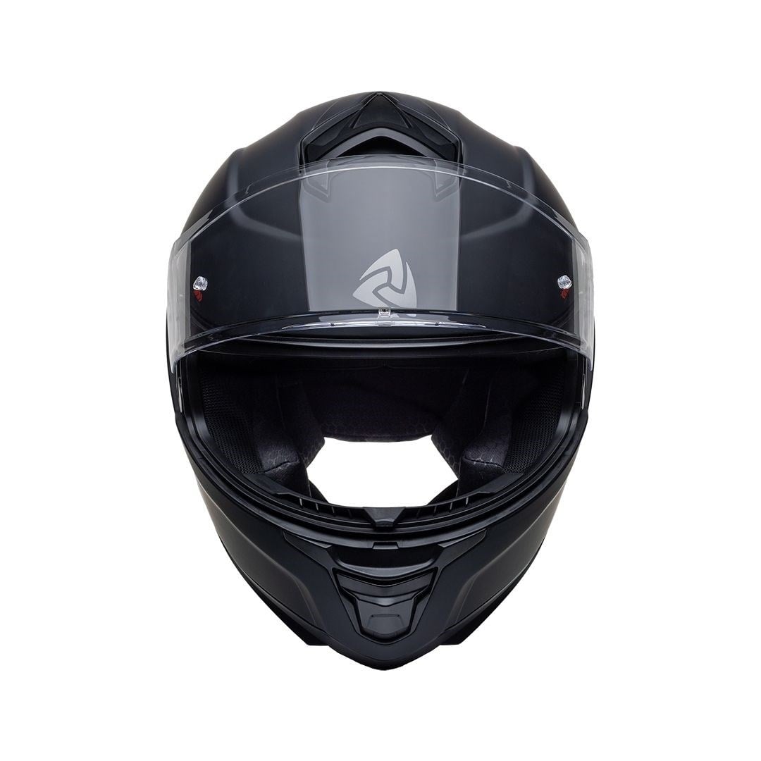 Nukro 987 Matt Black Red Kapalı Kask 