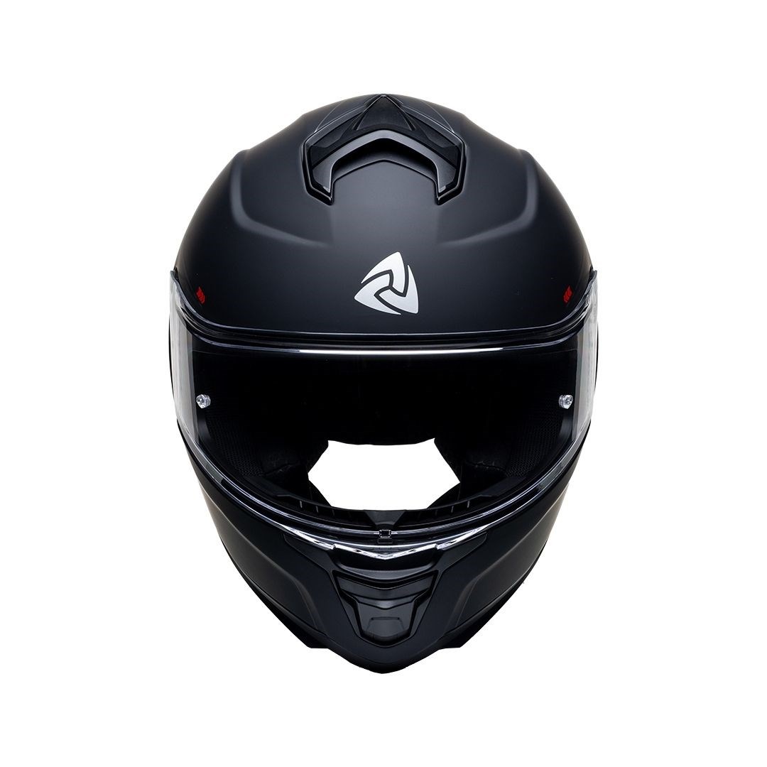 Nukro 987 Matt Black Red Kapalı Kask 