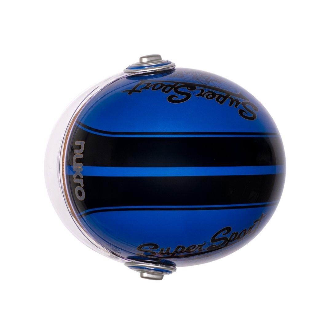 Nukro B-108 Super Sport Blue-Black Açık Kask 