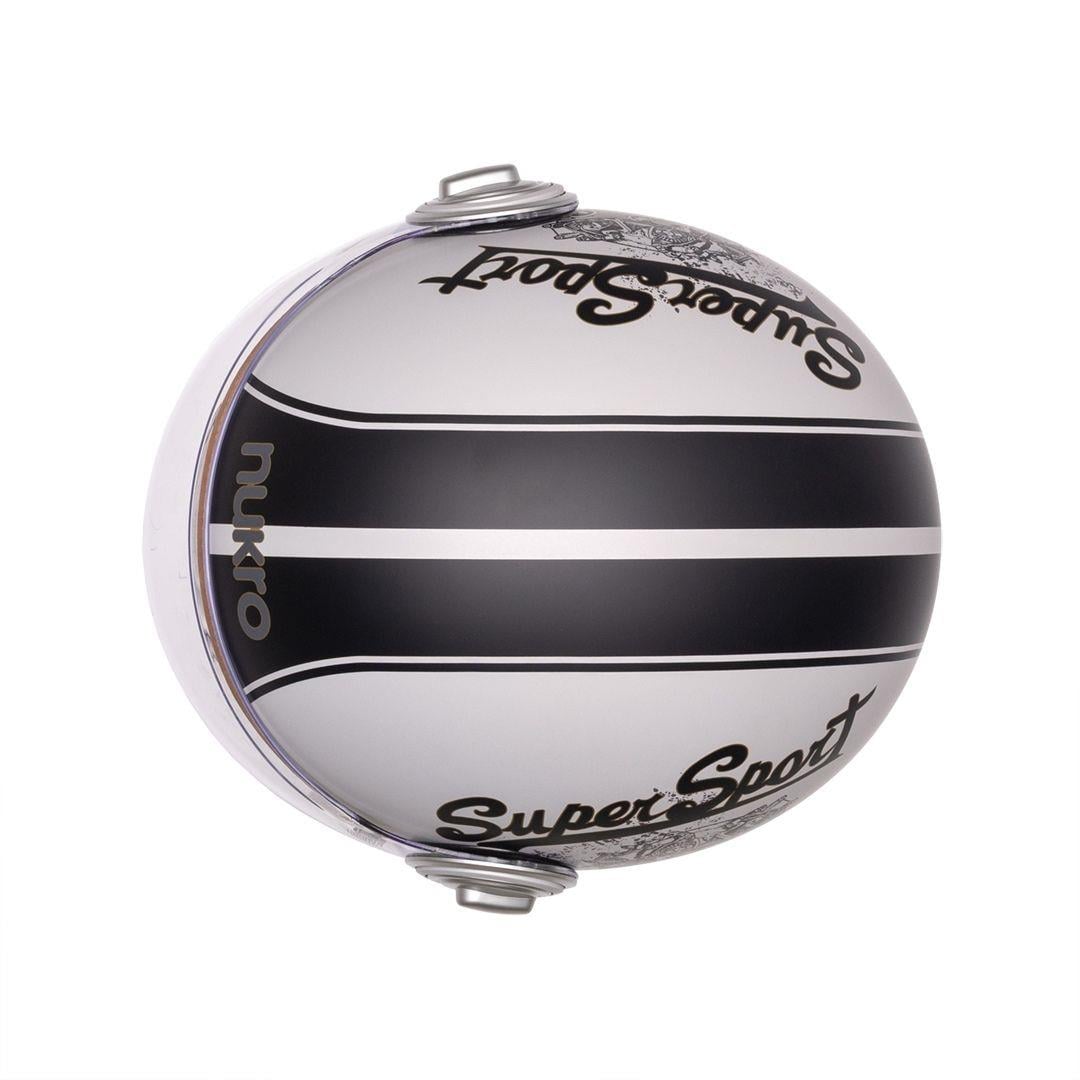 Nukro B-108 Super Sport Grey-Black Açık Kask 