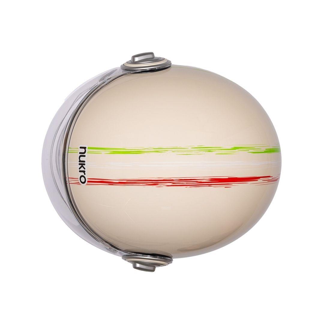Nukro B-108 Way Cream-Red Açık Kask 