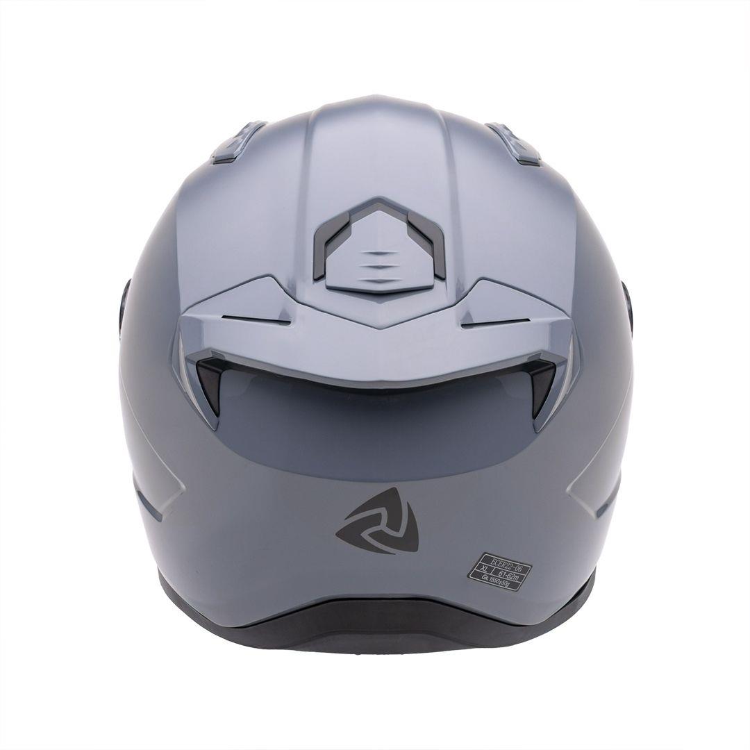 Nukro B-506 Solid Gloss Grey Kapalı Kask 