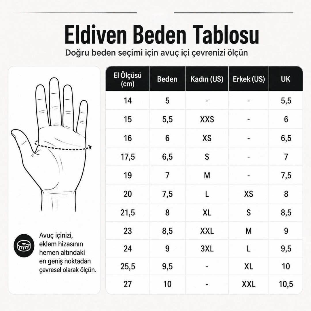 Nukro DRAVEN 3 Mevsim Deri Eldiven – Kırmızı