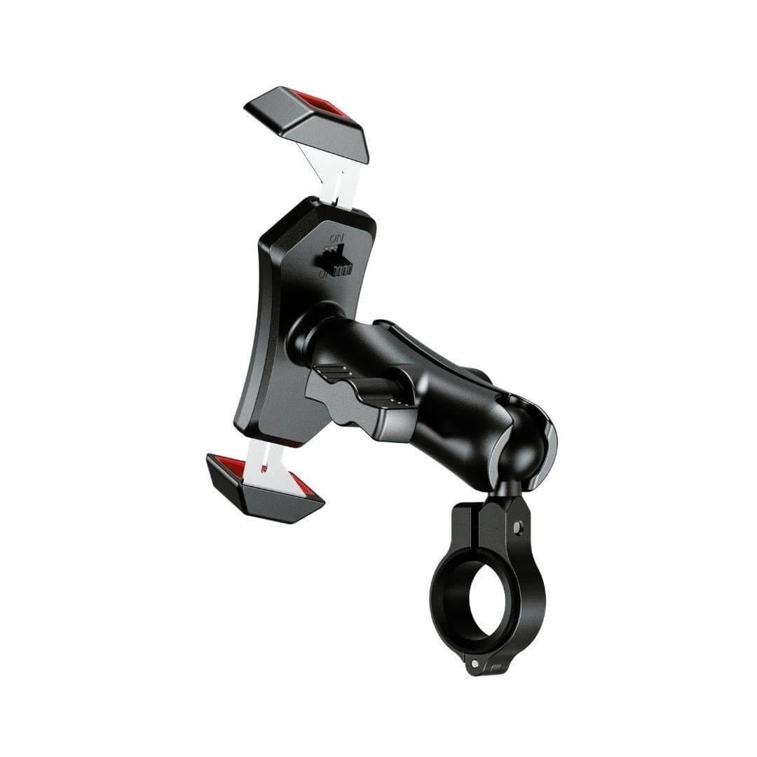 Nukrotech MLS-54 Mafsallı Gidon Bağlantılı Motosiklet Telefon Tutucu