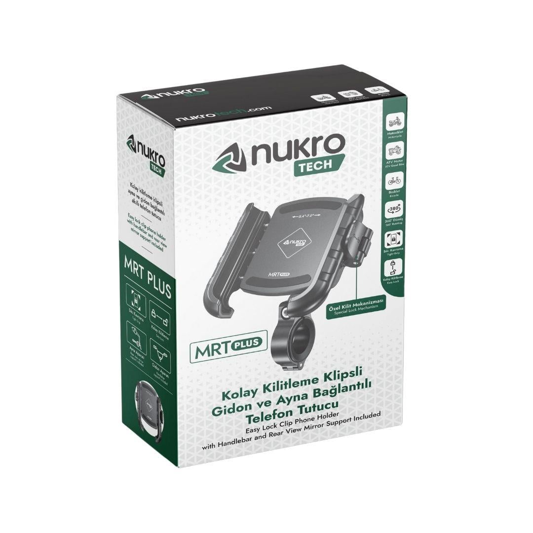 Nukrotech MRT PLUS Klipsli Motosiklet Telefon Tutucu