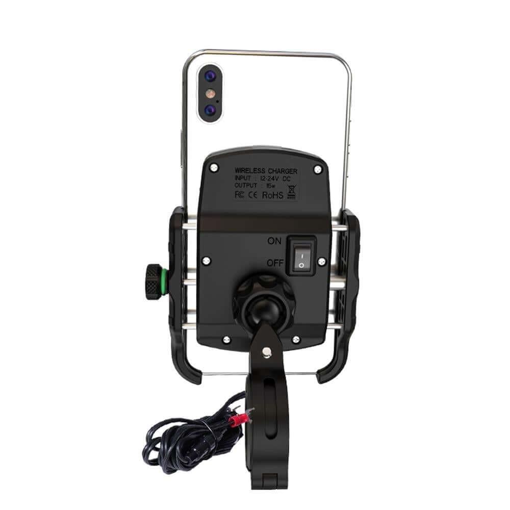 Nukrotech SF Wireless Şarjlı Motosiklet Telefon Tutucu