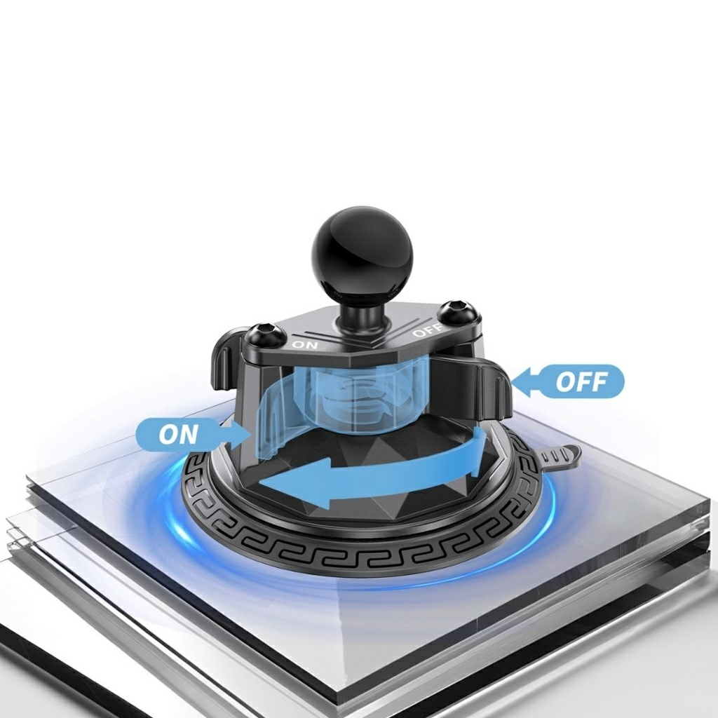 DJI360 INSTA360 X5-4-3-2 uyumlu Araç Vantuzlu Bağlantı Adaptörü (25mm Toplu) 