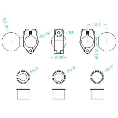 25mm Toplu Küçük Çaplı Kelepçe
