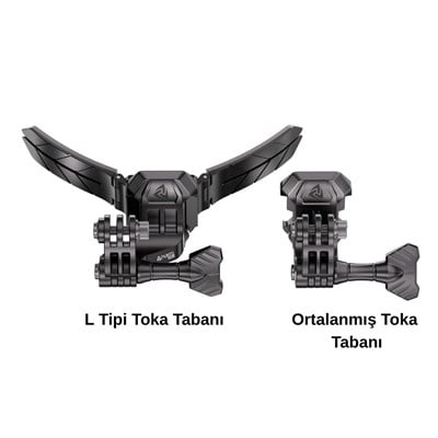 Aksiyon Kamera İçin Kask Montaj Seti