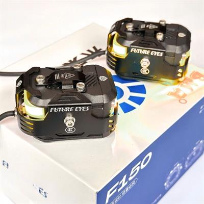 Future Eyes F150 PRO Motosiklet Sis Farı 60W Sarı Angel