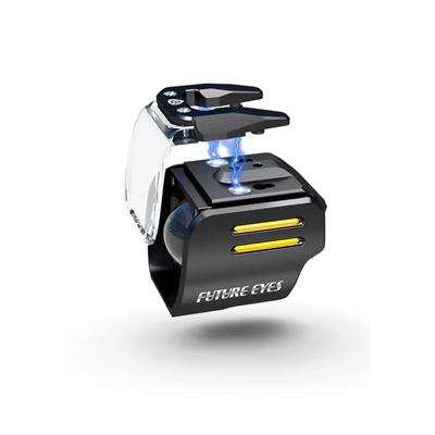 Future Eyes UF1 Motosiklet Sis Farı 60W Sarı Angel (Kablolu Tuş Takımı)