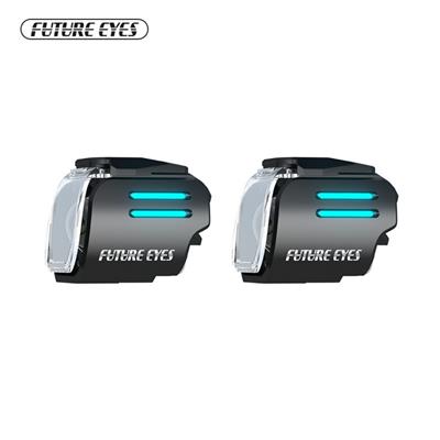 Future Eyes UF1 Motosiklet Sis Farı 60W Mavi Angel (Kablolu Tuş Takımı)