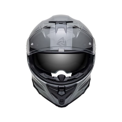 Nukro 912-SV Solid Glossy Gray Kapalı Kask 